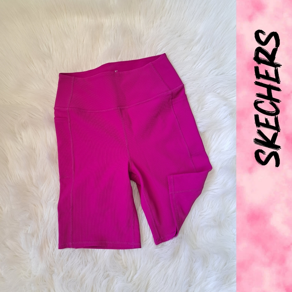 SALE. Skechers fuschia ribbed  shorts